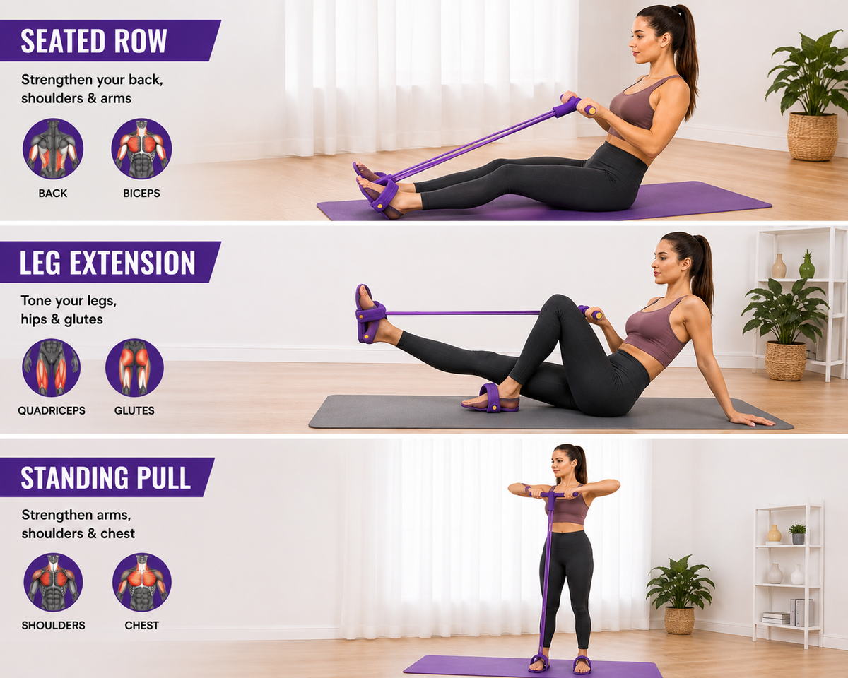 Yoga Pedal Puller Resistance Band Fitness Equipment